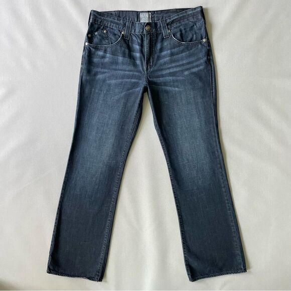 Rock & Republic Dark Denim Bootcut Jeans EUC Men’s Size 36x34 - Picture 1 of 13